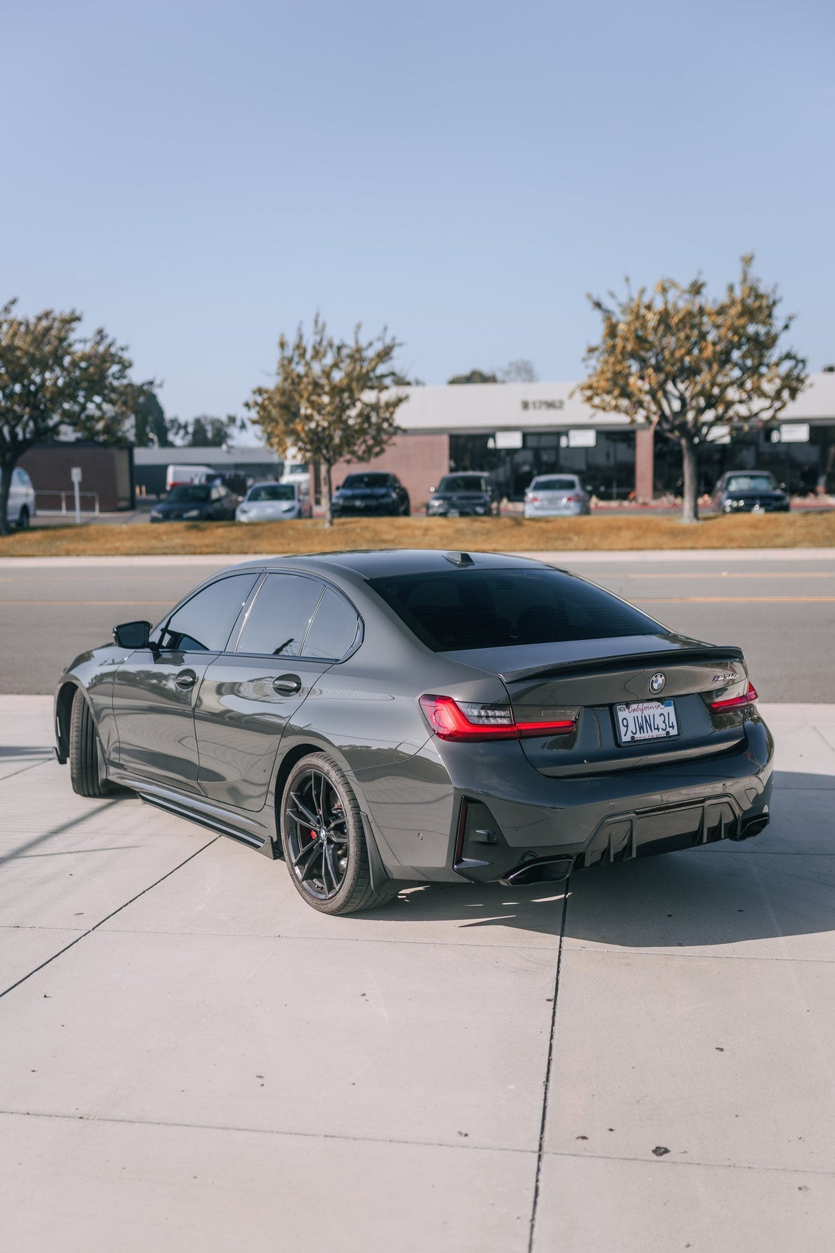 M PERFORMANCE STYLE CARBON FIBER TRUNK SPOILER FOR BMW G80 M3 / G20 3 SERIES