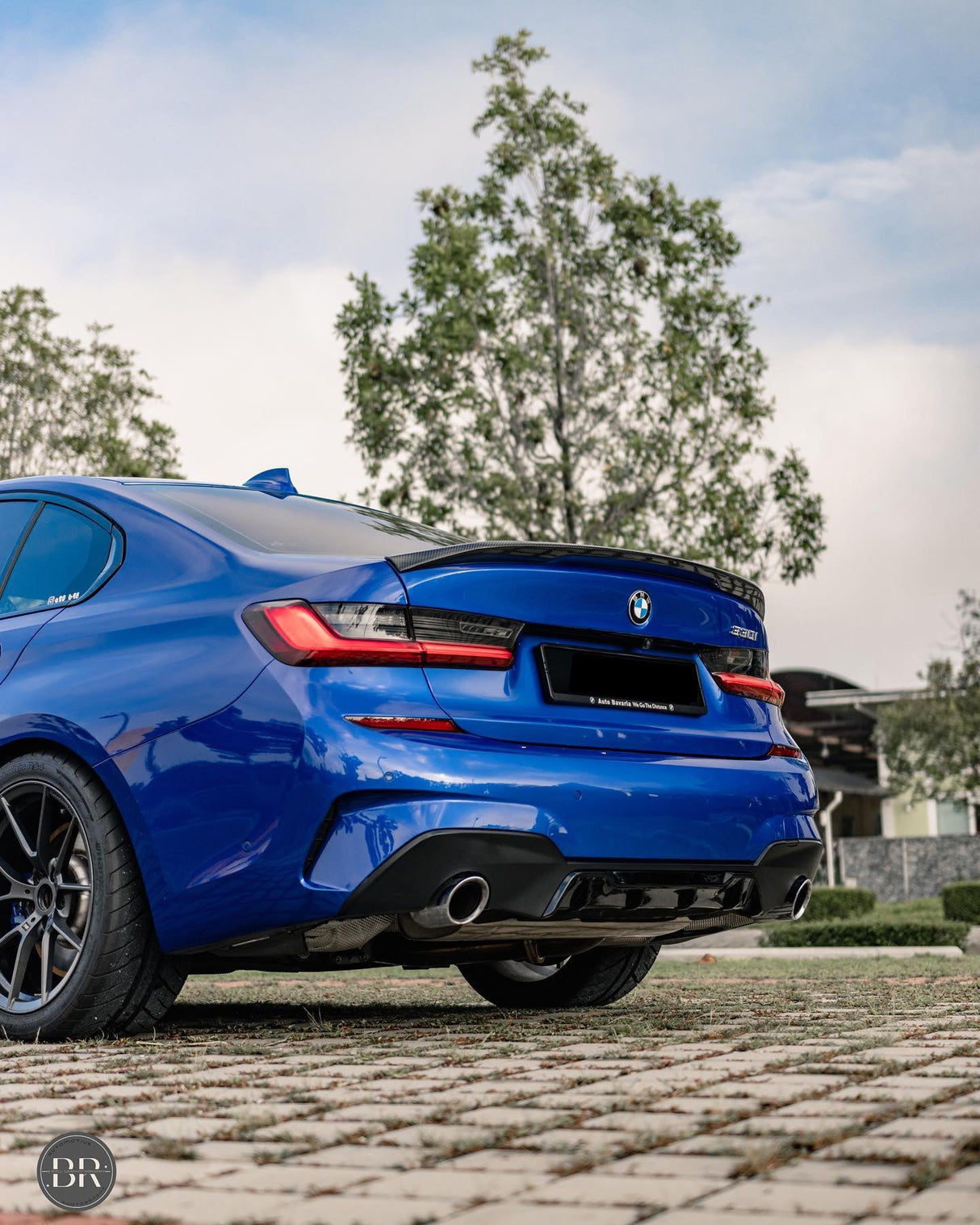 M PERFORMANCE STYLE CARBON FIBER TRUNK SPOILER FOR BMW G80 M3 / G20 3 SERIES