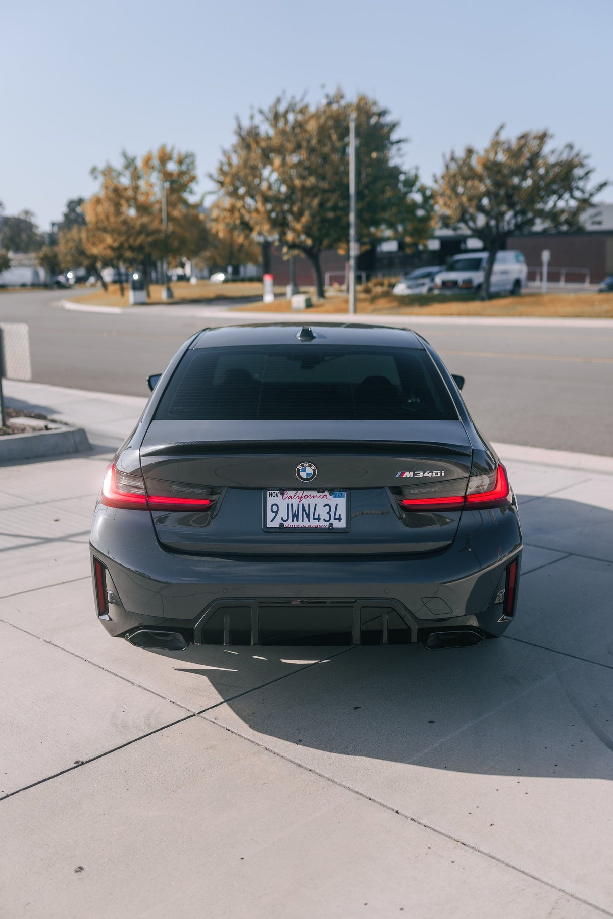 M PERFORMANCE STYLE CARBON FIBER TRUNK SPOILER FOR BMW G80 M3 / G20 3 SERIES