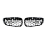 DIAMOND STYLE GLOSS BLACK GRILLE FOR BMW F34 3 SERIES GT