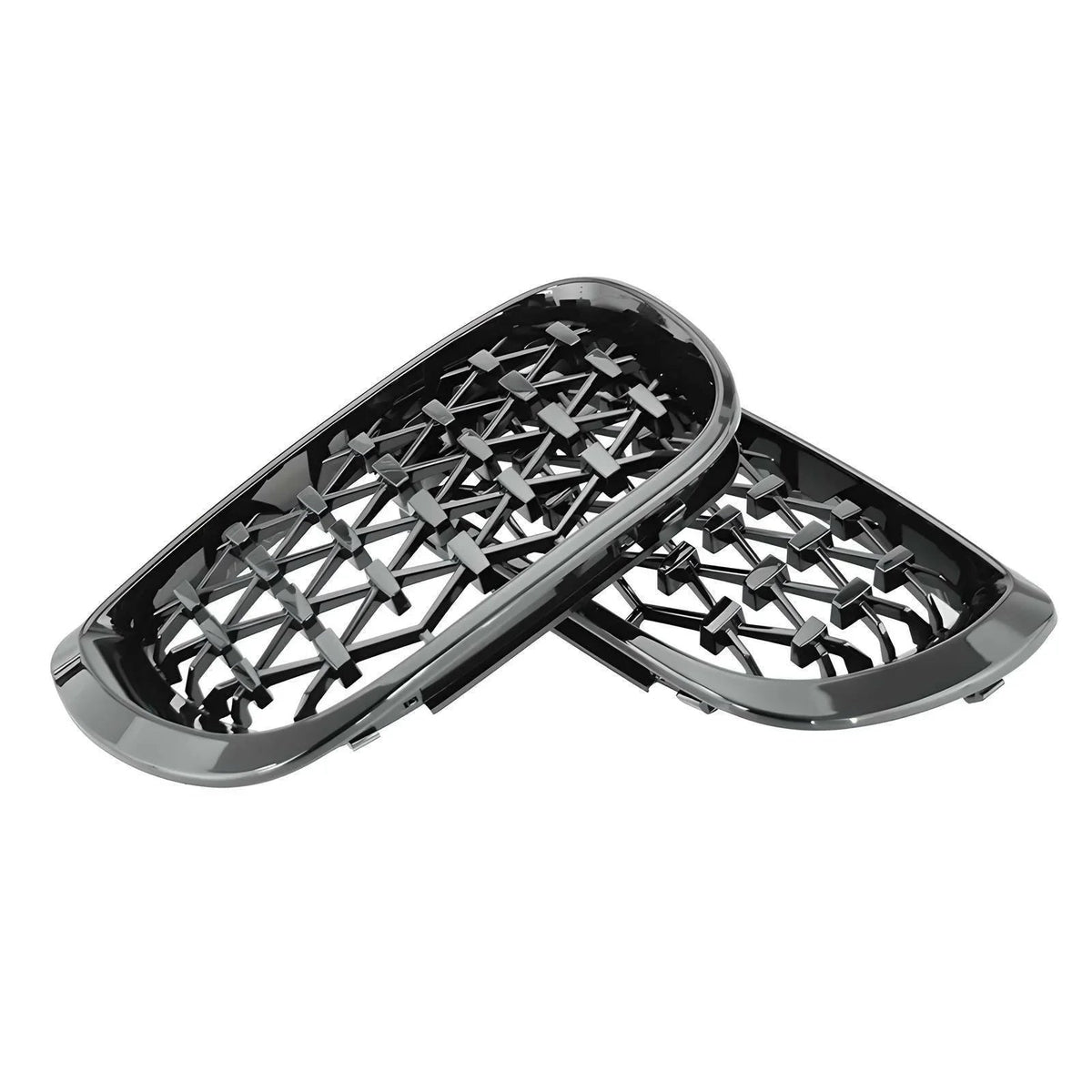 DIAMOND STYLE GLOSS BLACK GRILLE FOR BMW E46 3 SERIES