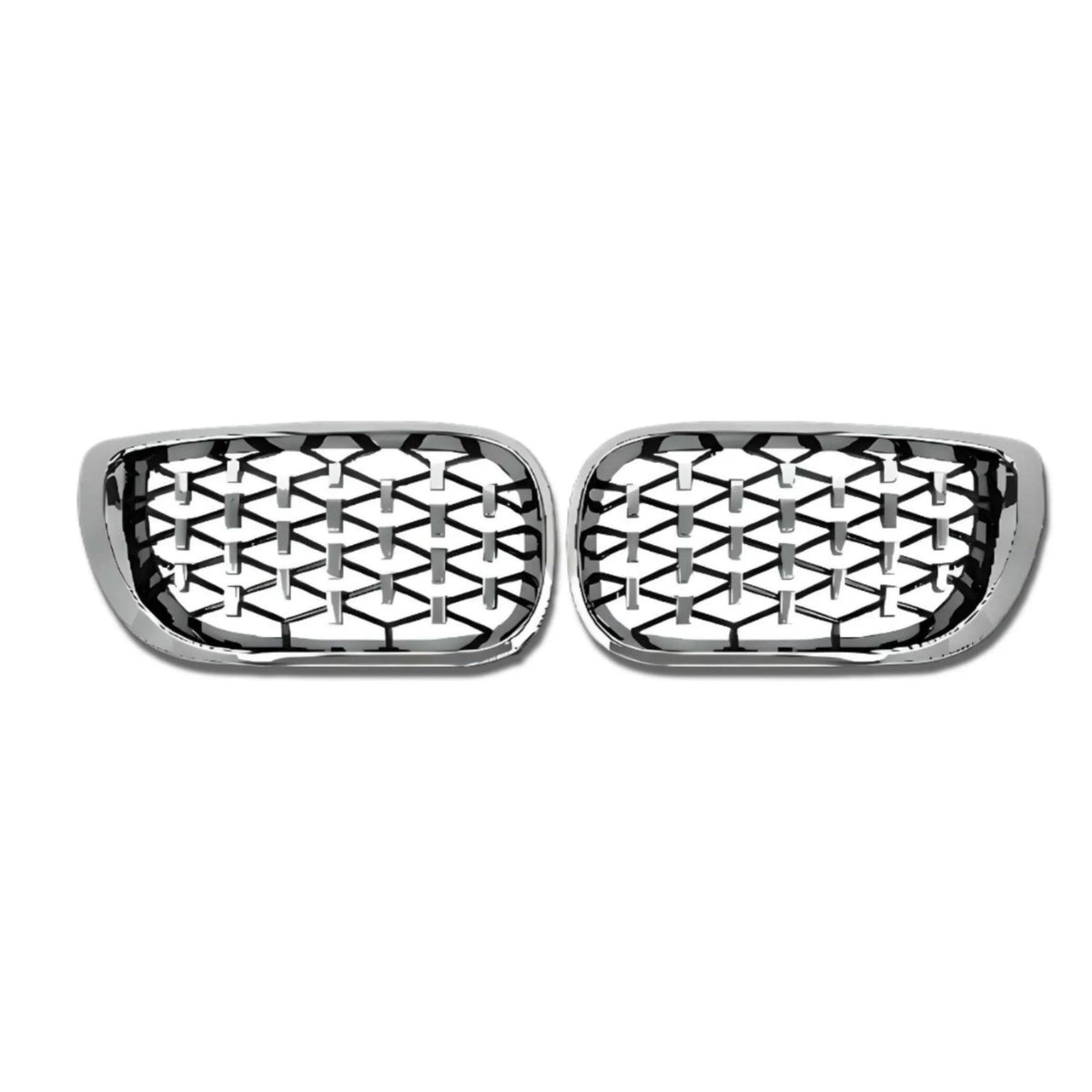 DIAMOND STYLE GLOSS BLACK GRILLE FOR BMW E46 3 SERIES