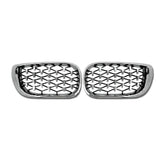 DIAMOND STYLE GLOSS BLACK GRILLE FOR BMW E46 3 SERIES