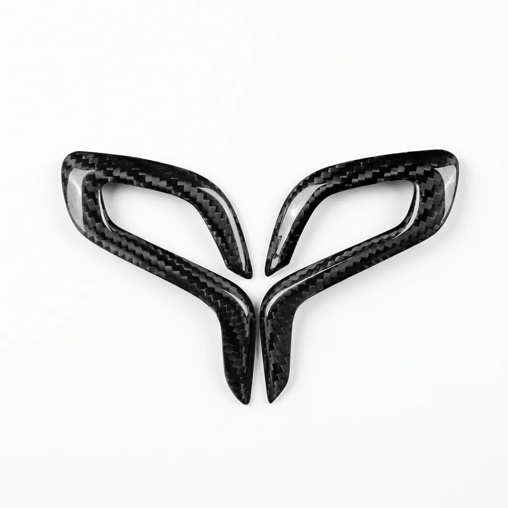 CARBON FIBER GEAR SHIFT TRIM COVER FOR BMW F90 M5 PRE LCI