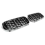 DIAMOND STYLE GLOSS BLACK GRILLE FOR BMW G11 G12 7 SERIES