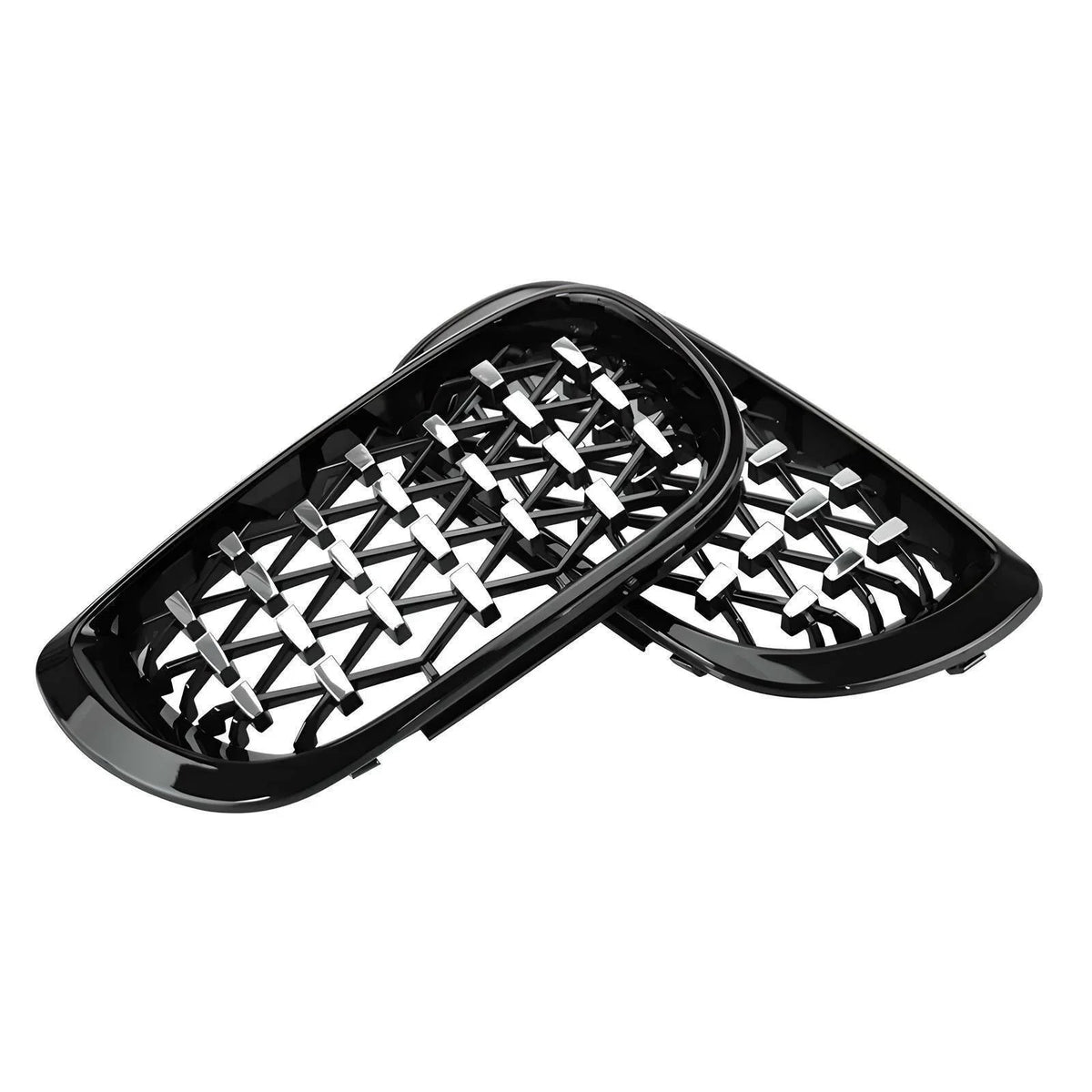 DIAMOND STYLE GLOSS BLACK GRILLE FOR BMW E46 3 SERIES