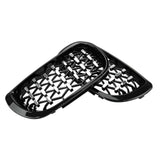 DIAMOND STYLE GLOSS BLACK GRILLE FOR BMW E46 3 SERIES