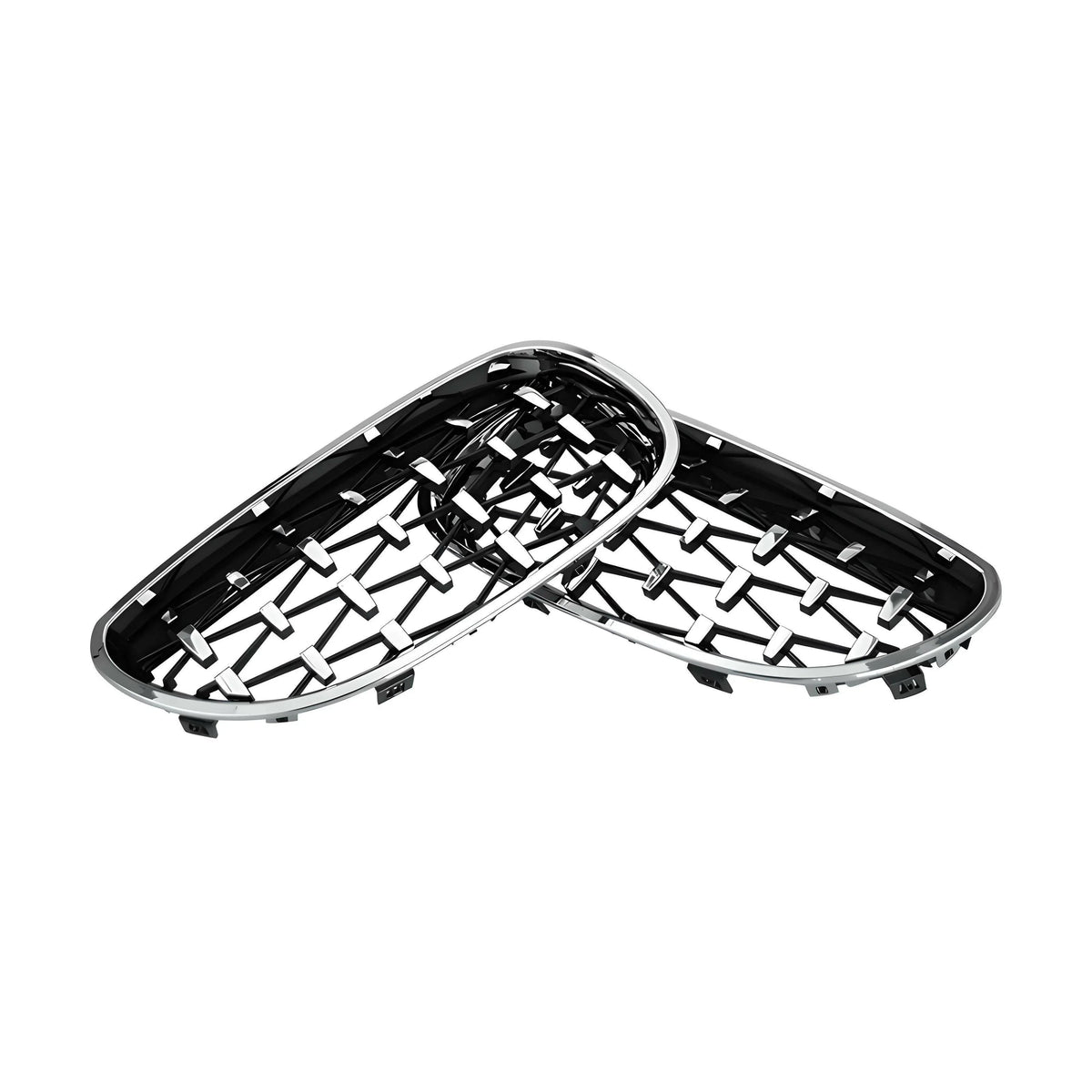 DIAMOND STYLE GLOSS BLACK GRILLE FOR BMW E60 E61 5 SERIES