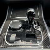 Black Carbon Fiber Stop/Start Button Cover For Bmw F44 2 Series G21 3 Series G23/G26 4 Series