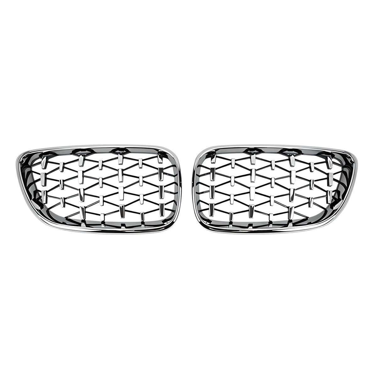 DIAMOND STYLE GLOSS BLACK GRILLE FOR BMW F22 F23 2 SERIES