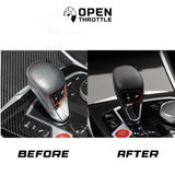 CARBON FIBER GEAR SHIFT TRIM COVER FOR BMW X3 M F97 / X4 M F98 LCI