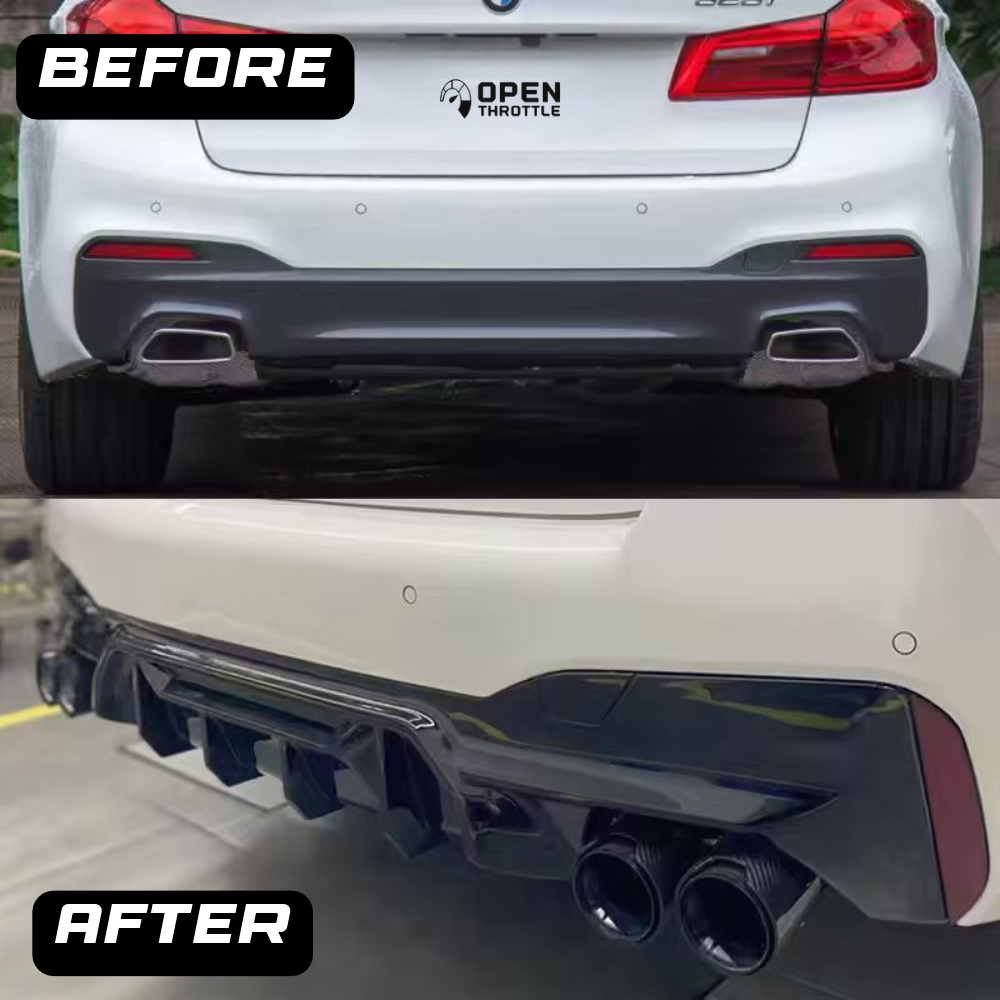 M PERFORMANCE CARBON FIBER EXHAUST TIPS FOR BMW G30 G31 G38 525i 528i 530i 535i 540i