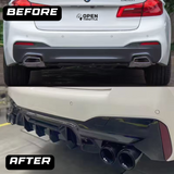 M PERFORMANCE CARBON FIBER EXHAUST TIPS FOR BMW G30 G31 G38 525i 528i 530i 535i 540i