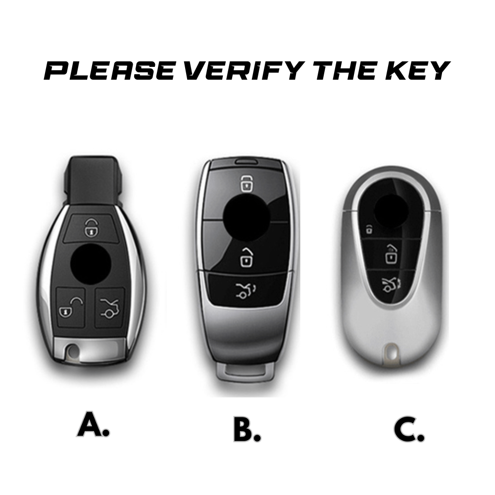 MERCEDES TRANSPARENT KEY COVER CASE