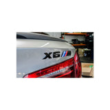 GLOSS BLACK TRUNK EMBLEM FOR BMW F86 X6M