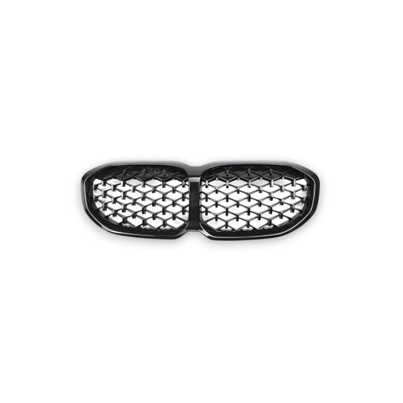 GLOSS BLACK FRONT KIDNEY GRILLES FOR BMW F40 1 SERIES (2019-2024)