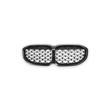 GLOSS BLACK FRONT KIDNEY GRILLES FOR BMW F40 1 SERIES (2019-2024)