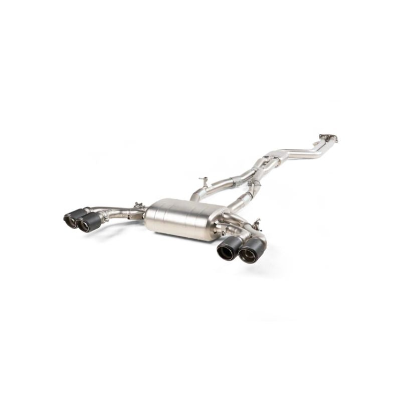 AKRAPOVIC SLIP-ON LINE EXHAUST SYSTEM FOR BMW F98 X4M (TITANIUM)
