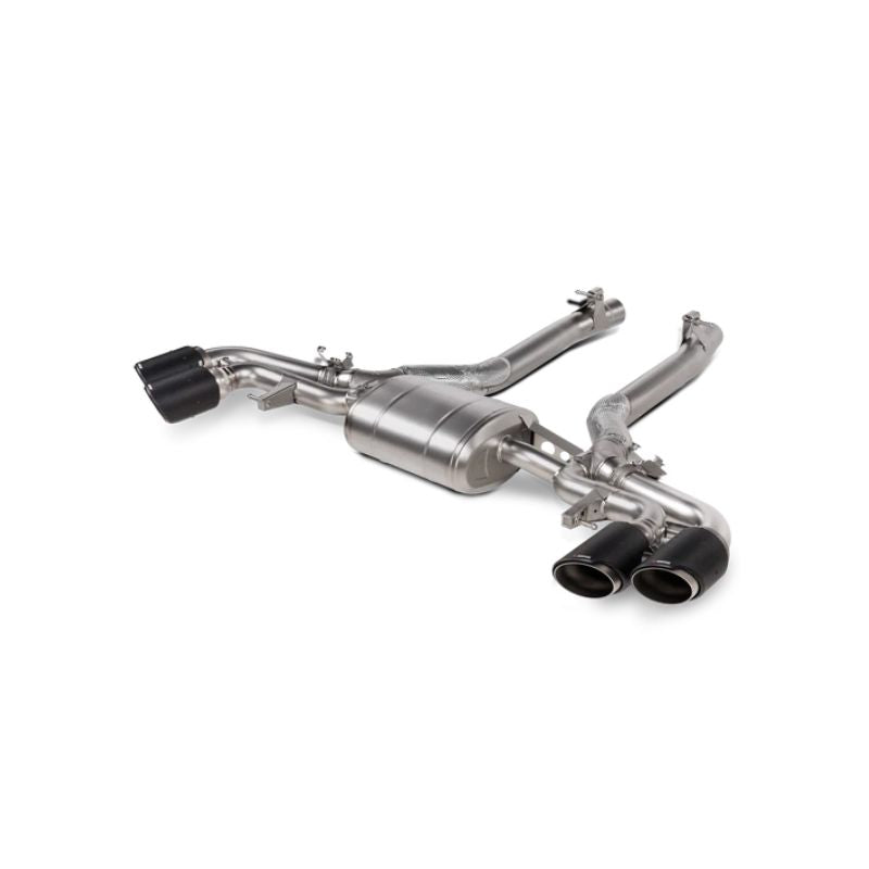 AKRAPOVIC SLIP-ON LINE EXHAUST SYSTEM FOR BMW F95/F96 X5M/X6M (TITANIUM)