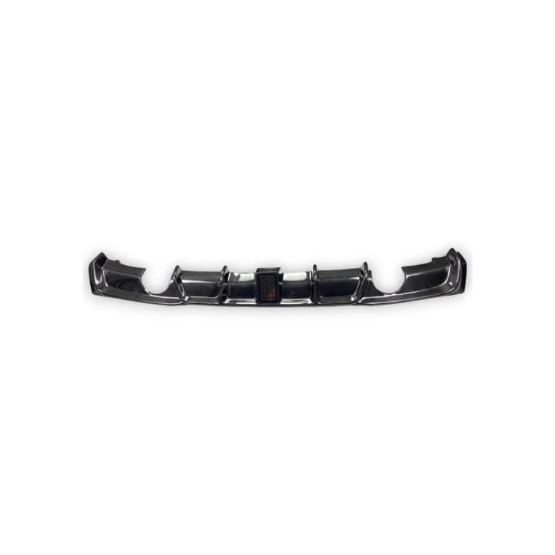 CARBON FIBRE LED REAR DIFFUSER TRIM FOR BMW F30 3 SERIES