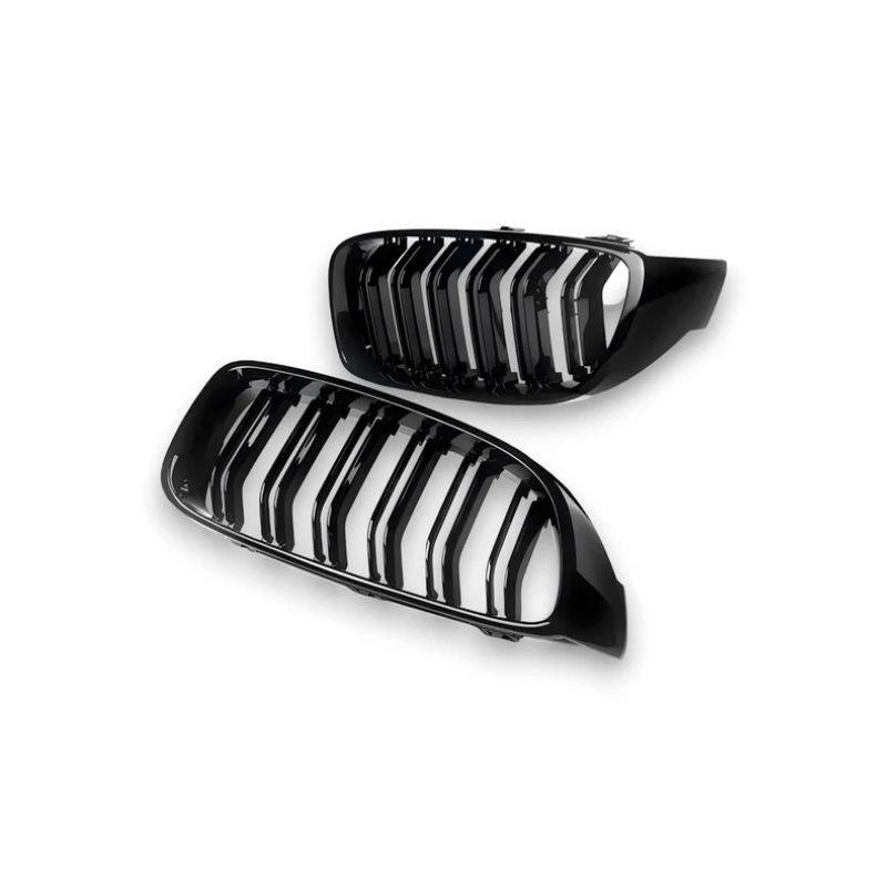 GLOSS BLACK FRONT GRILLES FOR BMW F32/F33/F36 4 SERIES