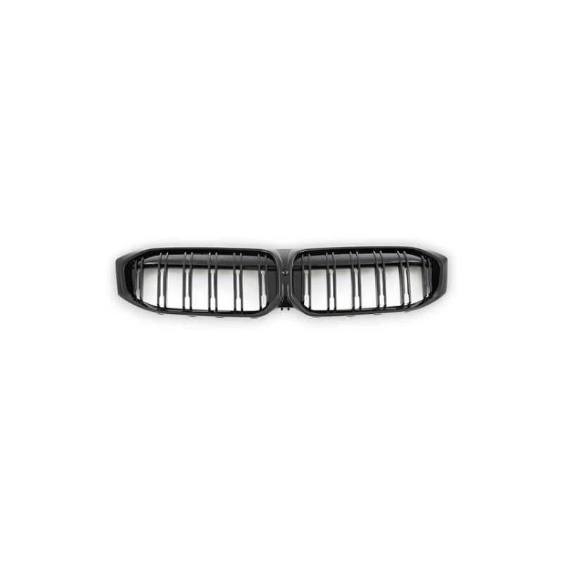 GLOSS BLACK / SILVER FRONT GRILLE FOR BMW G20/G21 3 SERIES LCI