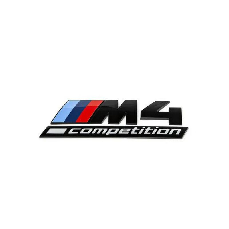 GLOSS BLACK TRUNK EMBLEM FOR BMW F82 F83 G82 G83 M4 COMPETITION