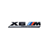 GLOSS BLACK TRUNK EMBLEM FOR BMW F96 X6M COMPETITION