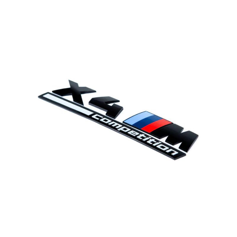GLOSS BLACK TRUNK EMBLEM FOR BMW F98 X4M COMPETITION