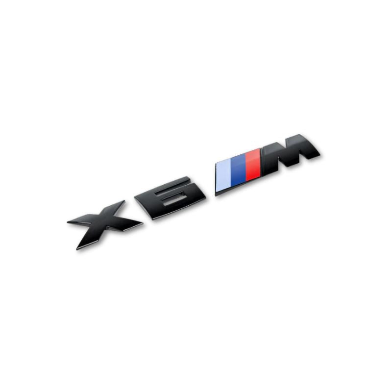 GLOSS BLACK TRUNK EMBLEM FOR BMW F86 X6M