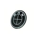 BMW BLACK CARBON FIBRE EMBLEM BADGE
