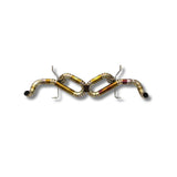 VALVETECH™ AUDI R8 TYPE 4S GOLD RACING TITANIUM CATBACK EXHAUST SYSTEM