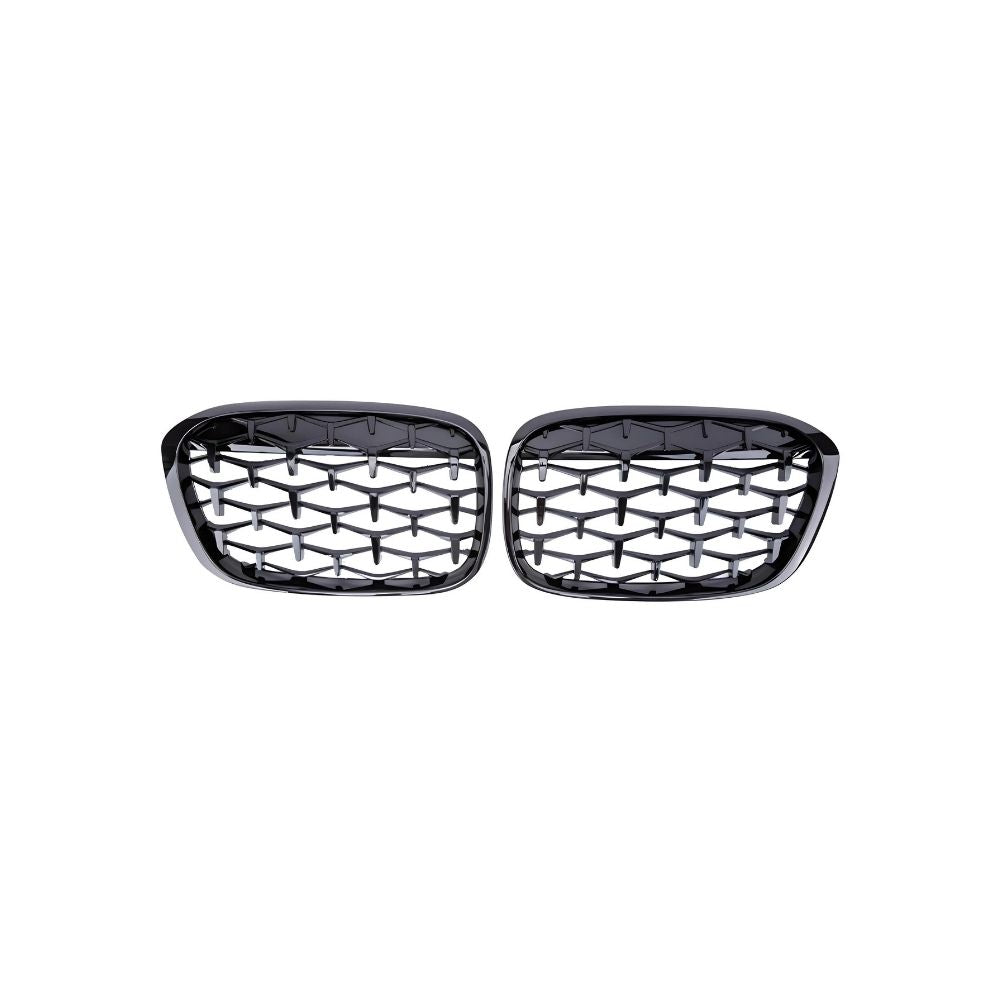 DIAMOND STYLE GLOSS BLACK GRILLE FOR BMW F48 F49 X1