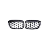 DIAMOND STYLE GLOSS BLACK GRILLE FOR BMW F48 F49 X1