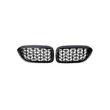 DIAMOND STYLE GLOSS BLACK GRILLE FOR BMW G30 G31 G38 5 SERIES