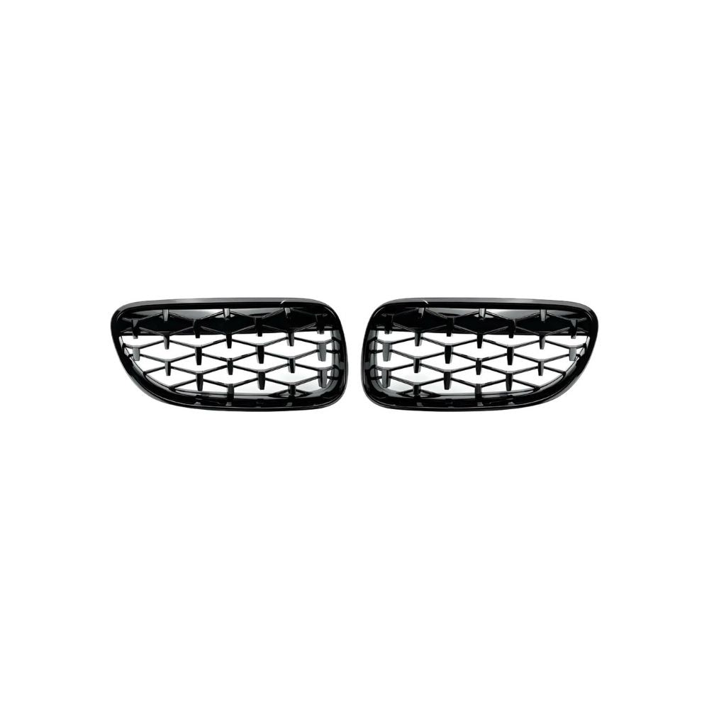 DIAMOND STYLE GLOSS BLACK GRILLE FOR BMW E90 E91 3 SERIES