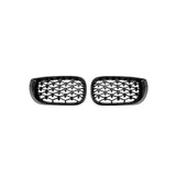 DIAMOND STYLE GLOSS BLACK GRILLE FOR BMW E46 3 SERIES