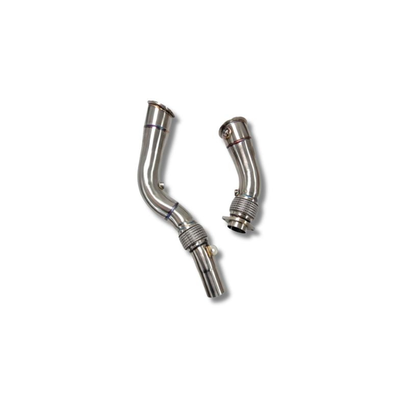BMW F80 F82 M3 M4 M2C S55 FAT BOY CATLESS DOWNPIPES