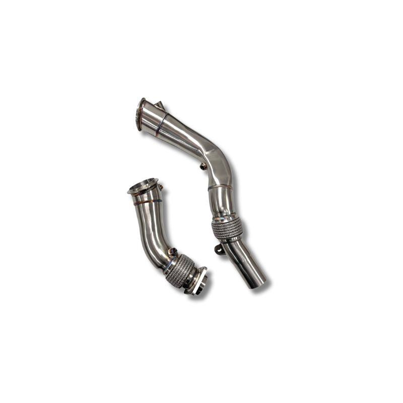 BMW F80 F82 M3 M4 M2C S55 FAT BOY CATLESS DOWNPIPES