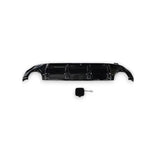 GLOSS BLACK REAR DIFFUSER TRIM FOR BMW F40 1 SERIES M-SPORT