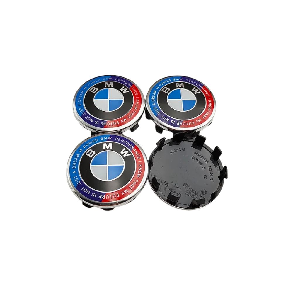 BMW 50TH EMBLEM BADGE - BLUE & RED