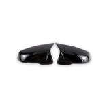 GLOSS BLACK / CARBON LOOK MIRROR CAPS FOR BMW 1/2 SERIES X1/X2 F39/F40/F44/F48/F49