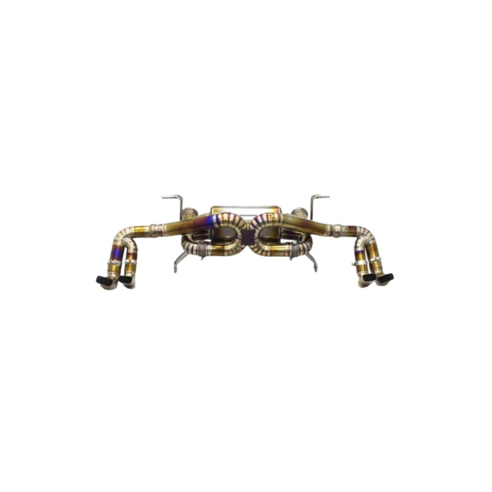 VALVETECH™ AUDI R8 TYPE 4S GOLD/PURPLE TITANIUM VALVED CATBACK EXHAUST SYSTEM