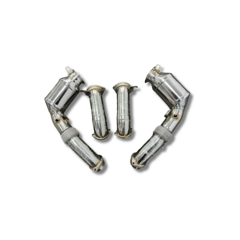 BMW F9X G09 X5M X6M XM HIGH-FLOW CATTED DOWNPIPES