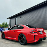 V STYLE CARBON FIBER TRUNK SPOILER FOR BMW G87 M2 / G42 2 SERIES