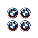 BMW 50TH ANNIVERSARY FLOATING WHEEL CENTRE CAP SET