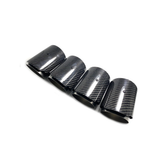 ANGLE CUT CARBON FIBER EXHAUST TIPS FOR BMW F10 M5