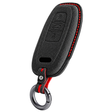 Carbon Black Alcantara key case for Audi - Key Fob Type A