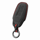 Carbon Black Alcantara key case for Audi - Key Fob Type E