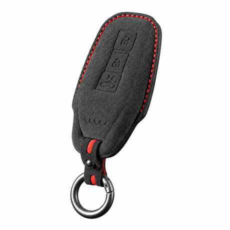Carbon Black Alcantara key case for Audi - Key Fob Type E